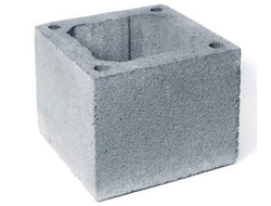 Керамзитобетонный блок вентиляционный 310, 310Х310Х240 мм