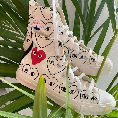 Converse Comme Des Garcons Play Hearth