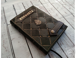 подарок руководителю, ежедневник с гербом, блокнот ручной работы, ежедневник винтажный, гарри поттер