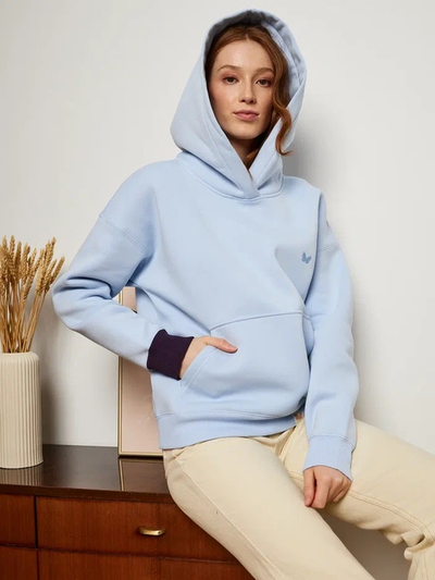 ЖЕНСКОЕ ХУДИ "НЕБЕСНО-ГОЛУБОЕ НАСТРОЕНИЕ"