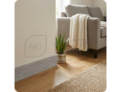 Плинтус с кабель-каналом Comfort Classic 80 80х16х2200 мм. Дуб серый 406