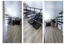 Гардеробная система ARISTO от проекта до  монтажа