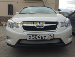 Защита радиатора Subaru XV 2012-2016 chrome PREMIUM