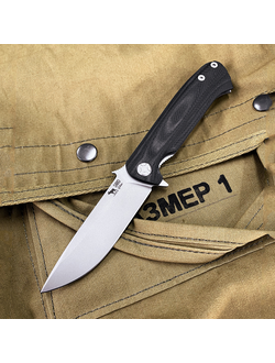 Складной нож Чиж NEXT HD сталь AUS 10,  рукоять G10, цвет черный