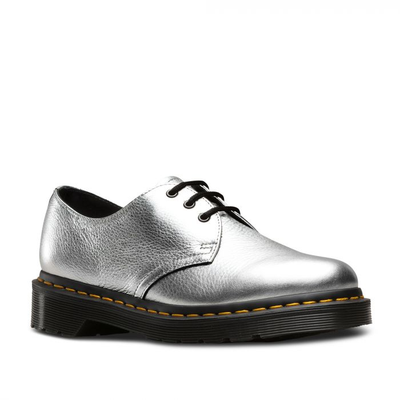 Ботинки Dr. Martens 1461 серебристые