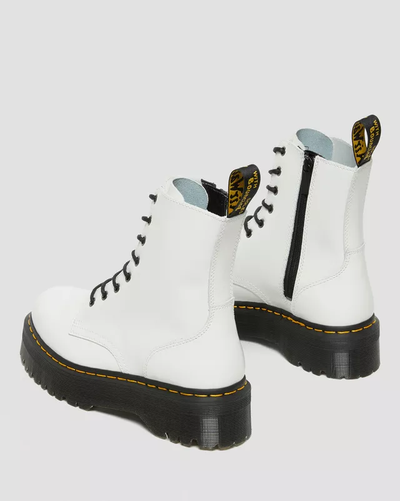 Ботинки Dr Martens Jadon Leather Platforms White