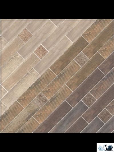 Керамогранит Керама марацци Браш Вуд коричневый 10 х 40 см, SG401200N, под дерево