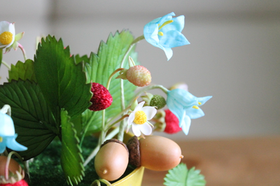 Букет из полимерной глины "Лесной подарок"