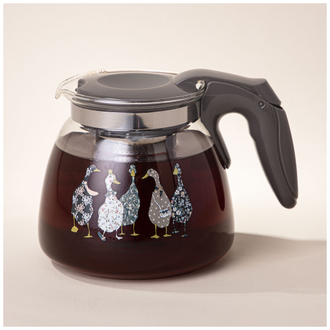 ЗАВАРОЧНЫЙ ЧАЙНИК С ФИЛЬТРОМ "ГУСИ" 900 МЛ.