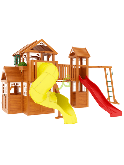 Детская площадка IgraGrad Клубный домик Макси с трубой Luxe