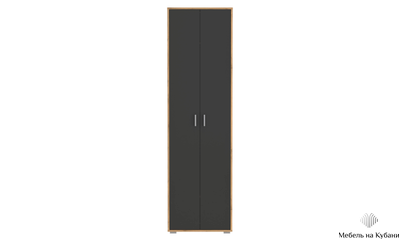 Антре 65.07 Шкаф  Дуб вотан / Диамант серый