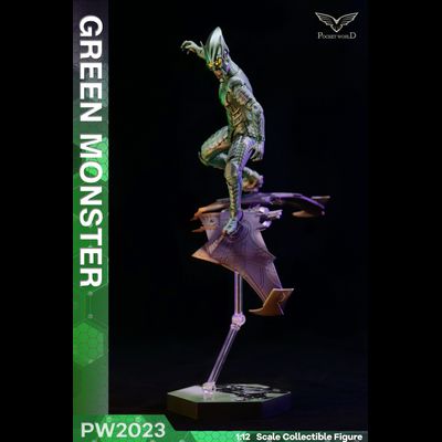 Зеленый Гоблин, Норман Осборн (Уиллем Дефо, "Человек-Паук") - КОЛЛЕКЦИОННАЯ ФИГУРКА 1/12 green monster (PW2023) - PWTOYS