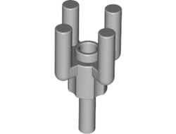 Bar 1.2L with Top Stud and 4 Bar Arms Up Palm Tree Top, Light Bluish Gray (2566 / 6179187)