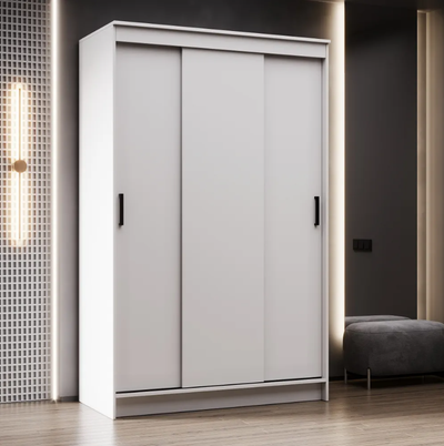 Шкаф-купе "Бруно 1" (Тайм-2, ШК-30) 1,31м Белый без зеркал (МР)