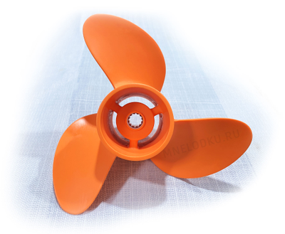 Винт гребной композитный 12 шлицов 3*7.8*8 Tohatsu вид сверху