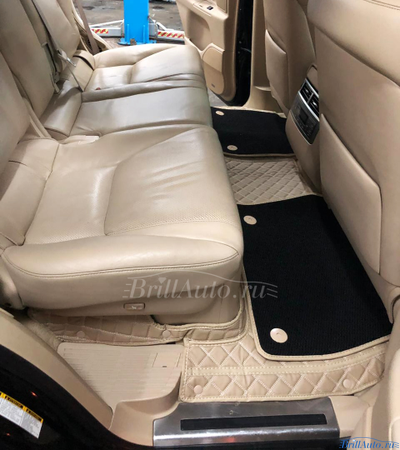 3D коврики эко кожа в салон Lexus LX570, LX450D из экокожи