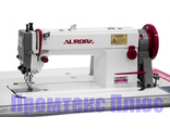 Одноигольная прямострочная швейная машина с верхним и нижним (двойным) продвижением AURORA A-0302ECX-L (голова)