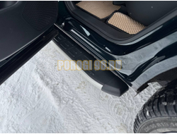 Пороги алюминиевые с пластиковой накладкой (1720 из 2-х мест) ТСС для Tenet T8 4WD 2025-