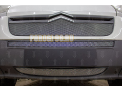 Защита радиатора Citroen Jumper 2006-2014 chrome низ