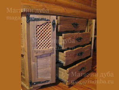 Комод из состаренной сосны