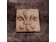 Декор-изразец к плитке под кирпич Kamastone Лилия 0951 бежевый, комплект 7 шт
