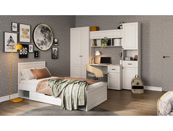 Детская Лацио белое дерево, модульная