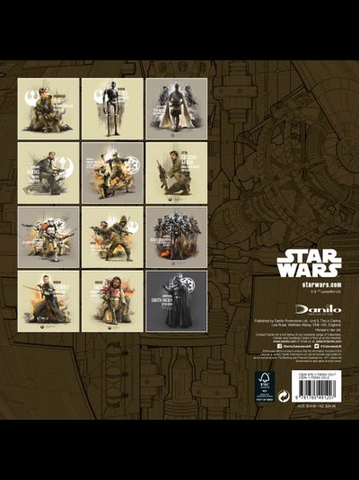 Star Wars Rogue One Official Календарь 2017