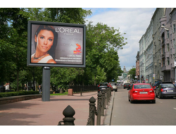 Размещение рекламы на отдельно стоящих ситибордах