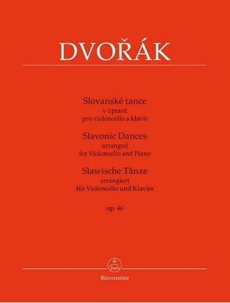 Dvorák, Antonín Slawische Tänze op.46 für Violoncello und Klavier