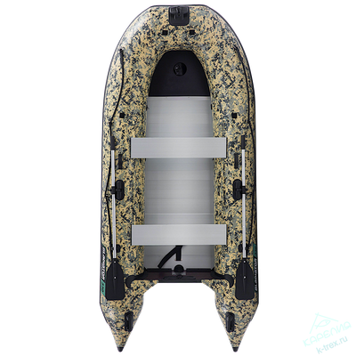 Лодка ПВХ Gladiator Active C370AL Camo с алюминиевым полом