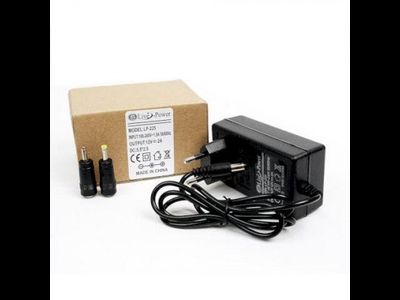 Блок питания Live-Power  12V  LP225  12V/2A (5,5*2,5) + 2 насадки (4,0*1,7/3.5*1.35)
