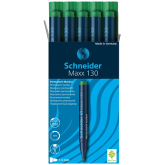 Маркер перманентный SCHNEIDER Maxx 130 зеленый