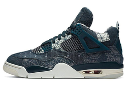 Кроссовки Nike Air Jordan 4 Retro SE Sashiko синие CW0898-400