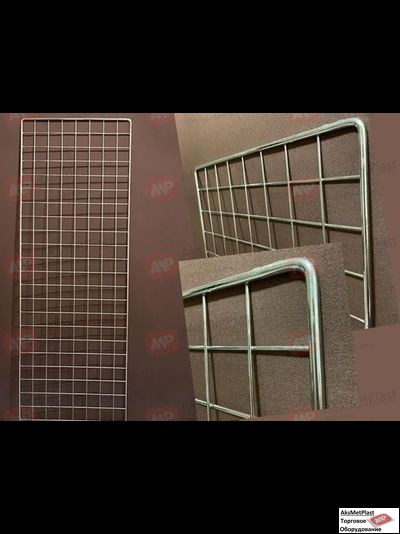 RD2000x800 Торговая решетка хромированная 2000x800 мм, 7x3 мм, 50x50 мм