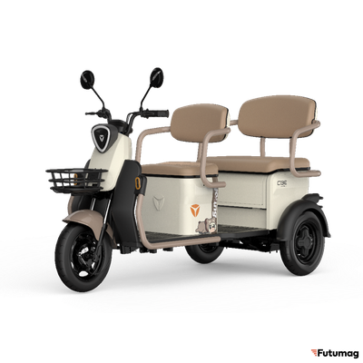 Пассажирский электротрицикл YADEA C13E