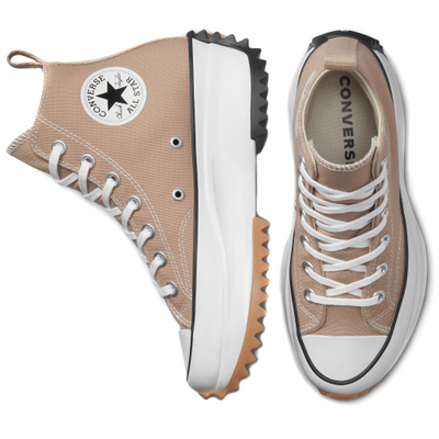 Купить в Москве высокие  бежевые Converse Run Star Hike Platform Seasonal Color на платформе