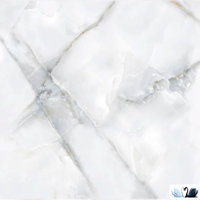 Керамогранит Eurotile Оникс Грис 60x60 см, глянцевый, светло-серый