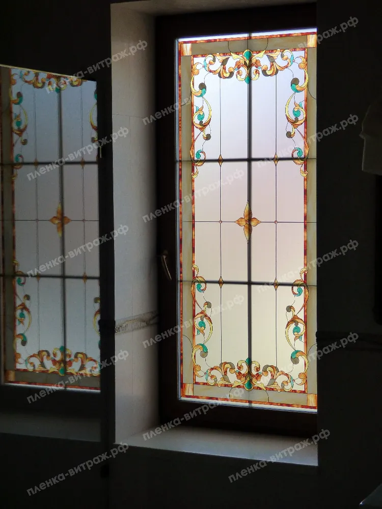 Витражная пленка на окна-3