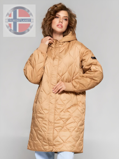 Демисезонная норвежская удлинённая парка бренда Fergo Norge FKC19-119 camal