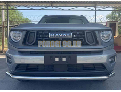 Защита переднего бампера Папа Тюнинг d60 для Haval H7 2025-