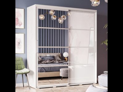 Шкаф-купе Крафт-6 ( Белый) 1.96 м  BTS