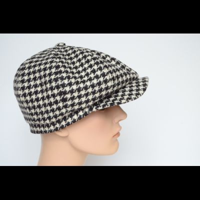 Кепка Alfonso D ' Este 41985 черно - белая