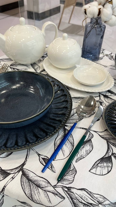 Чашка с блюдцем 0.25л "Black Kitchen"