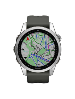 Умные часы Garmin Fenix 7S Solar Silver GPS 010-02409-00