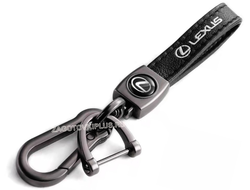 Премиум кожаный брелок с логотипом LEXUS