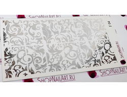 Фольгированный слайдер F 04 - Серебро