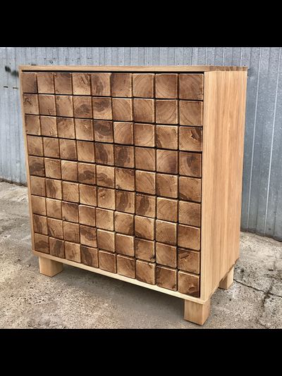 комод из спилов дуба