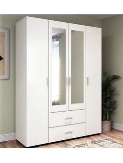 Эва ШК-020 шкаф 4х створчатый Белый