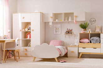 Антресоль ТК №3 из массива сосны 170 х 32 х 36 см