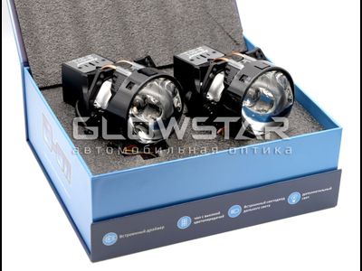 Билед модули Aozoom B-011 Laser 2024 3.0 дюйма, 4 чипа, 5500K, 12V, 54W/81W, крепление 3R (комплект, 2шт)